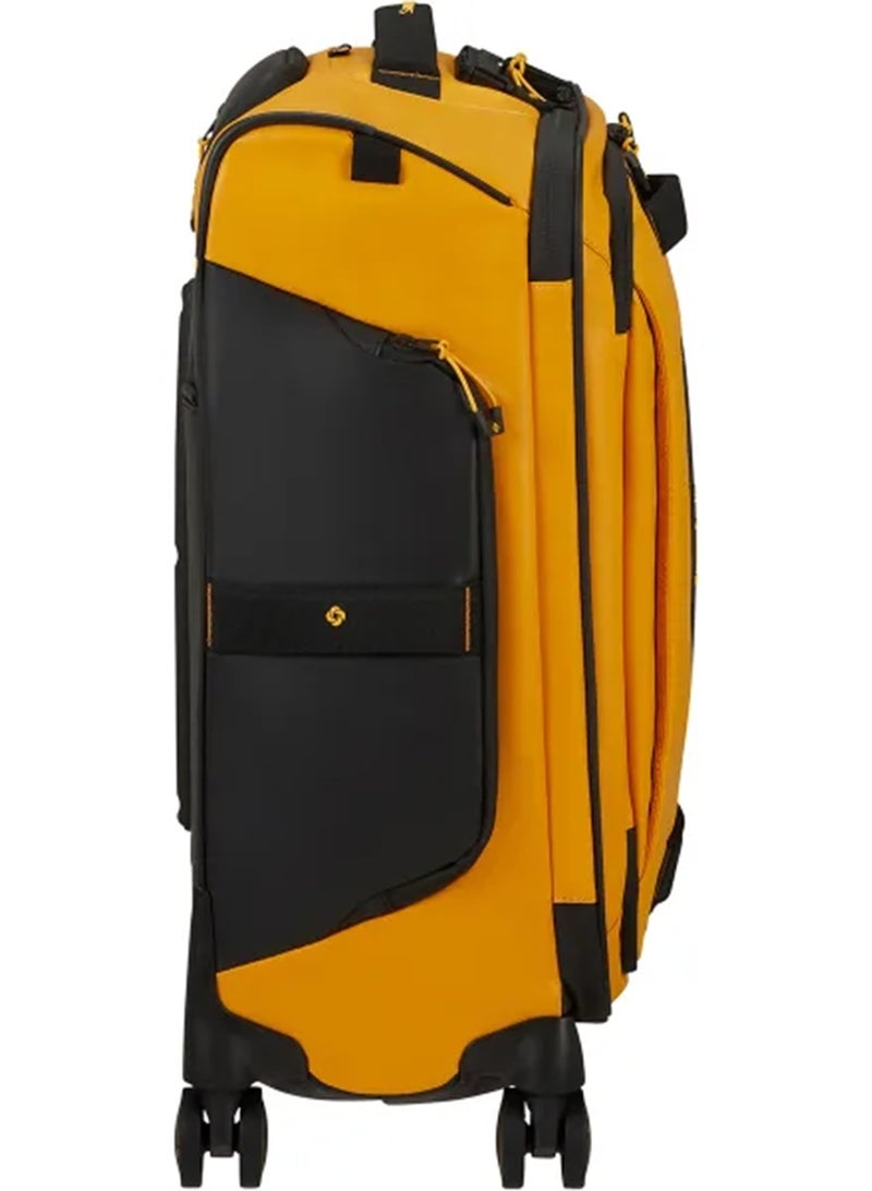 Samsonite Ecodiver Suitcase Cabin Size 55 cm / 20 inch, 4 Spinner Wheels, 100% Recycled Pet, Yellow|ID Tag|Front Pocket Compartment|TSA Lock|Water Resistant Material - 3 Years International Warranty - Image 3